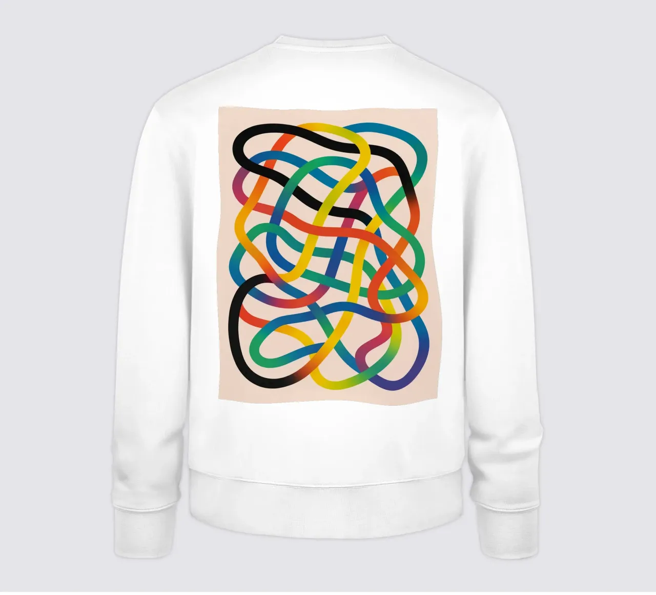 linea aggrovigliata felpa da kroocoot