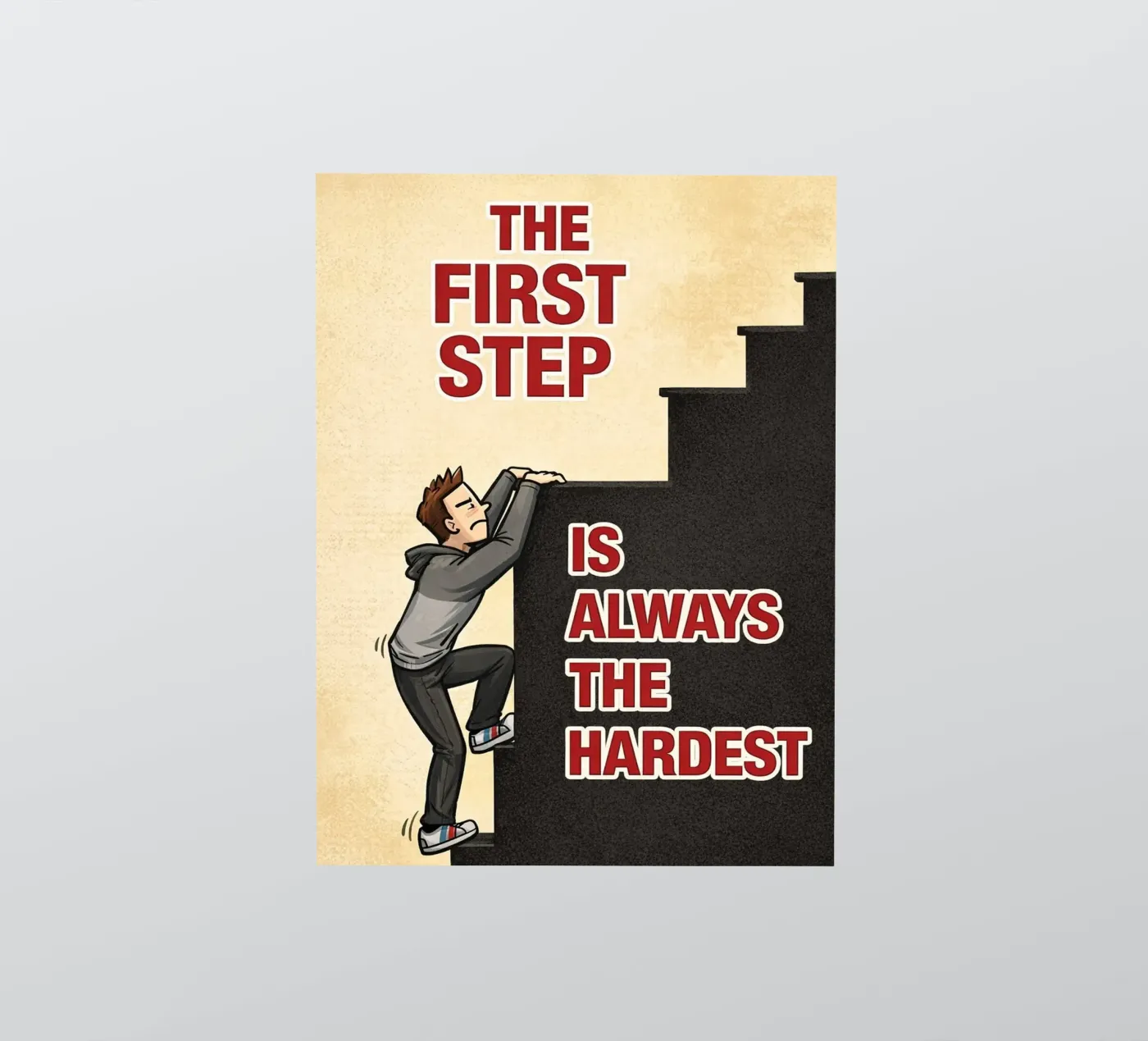 the first step sticker by kroocoot