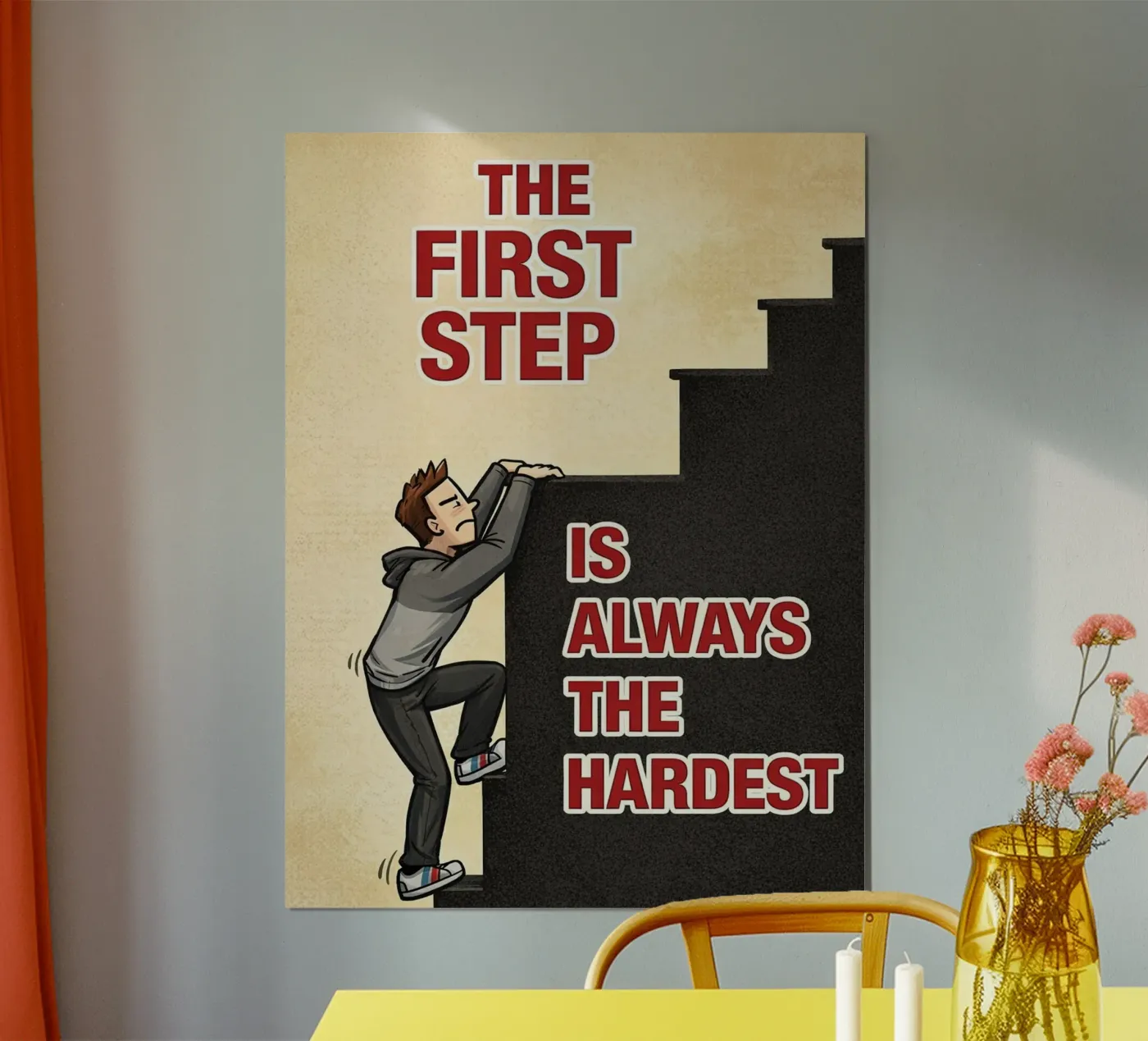 the first step poster by kroocoot