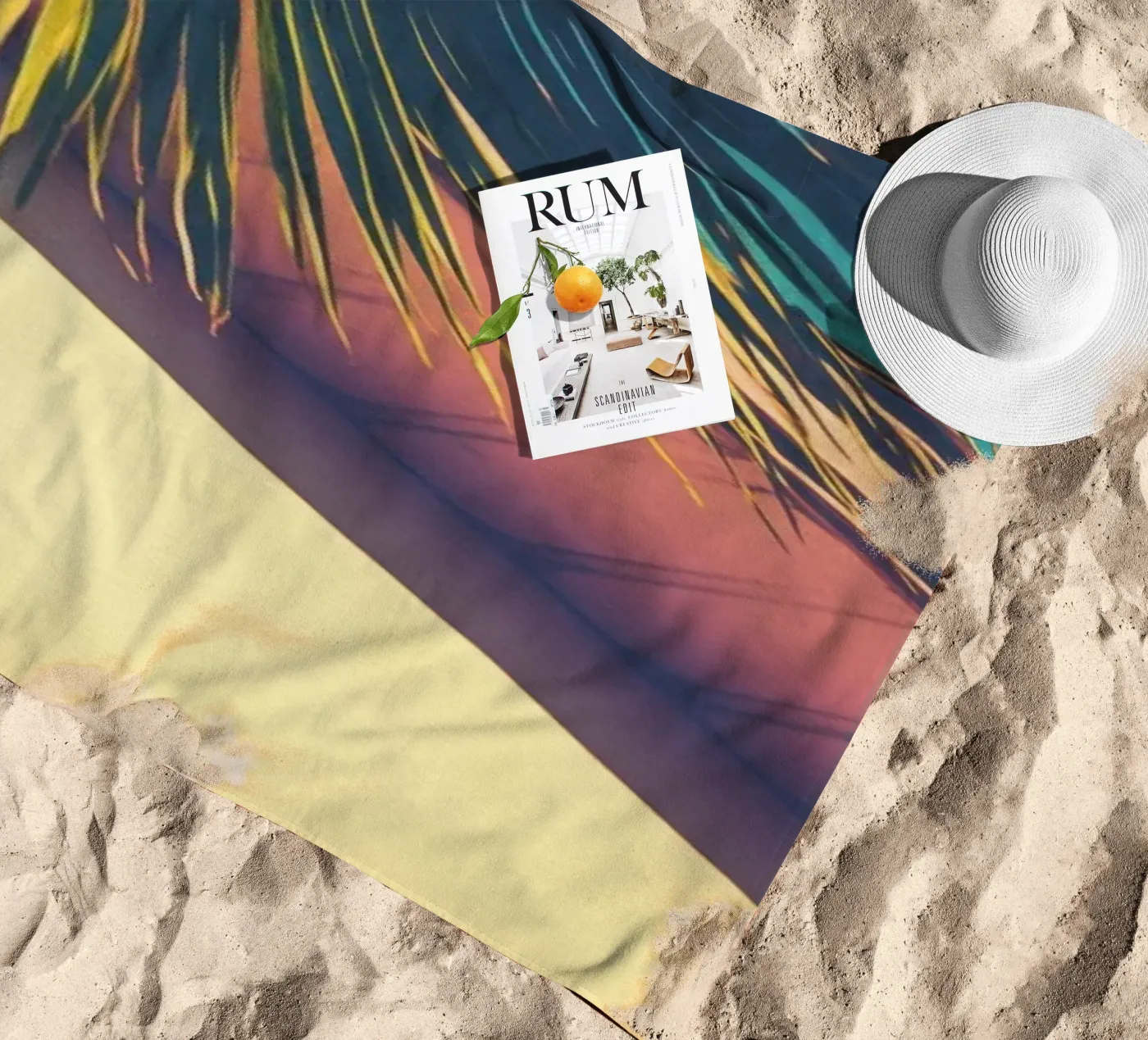 33 strandhanddoek van Pink California | Affiches & Posters