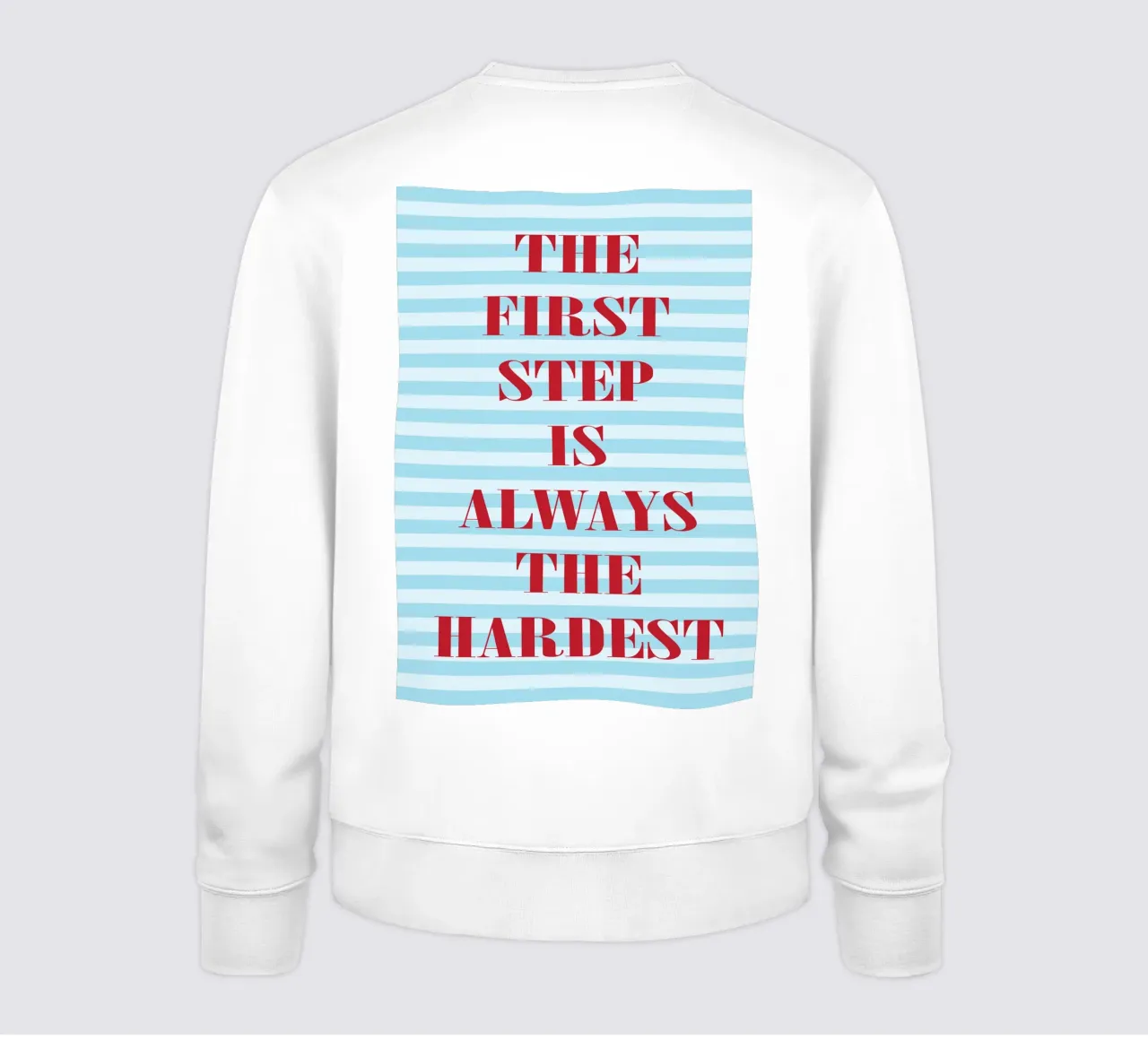 il primo passo è sempre il più difficile felpa da kroocoot