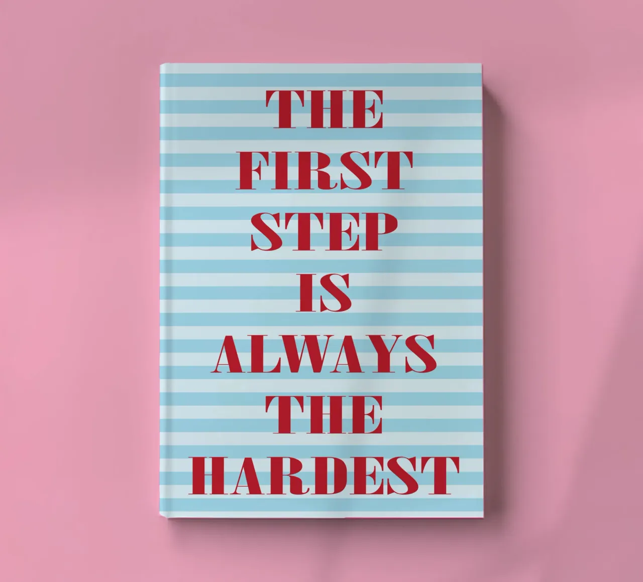 the first step is always the hardest notebook by kroocoot