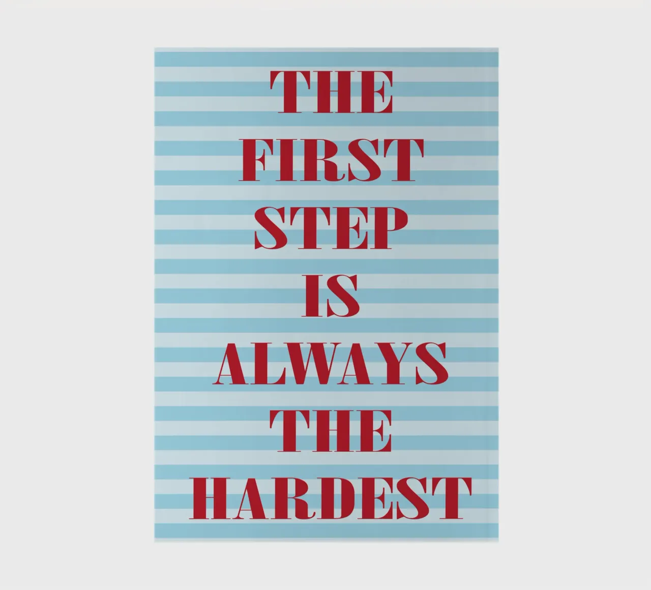 the first step is always the hardest notebook by kroocoot