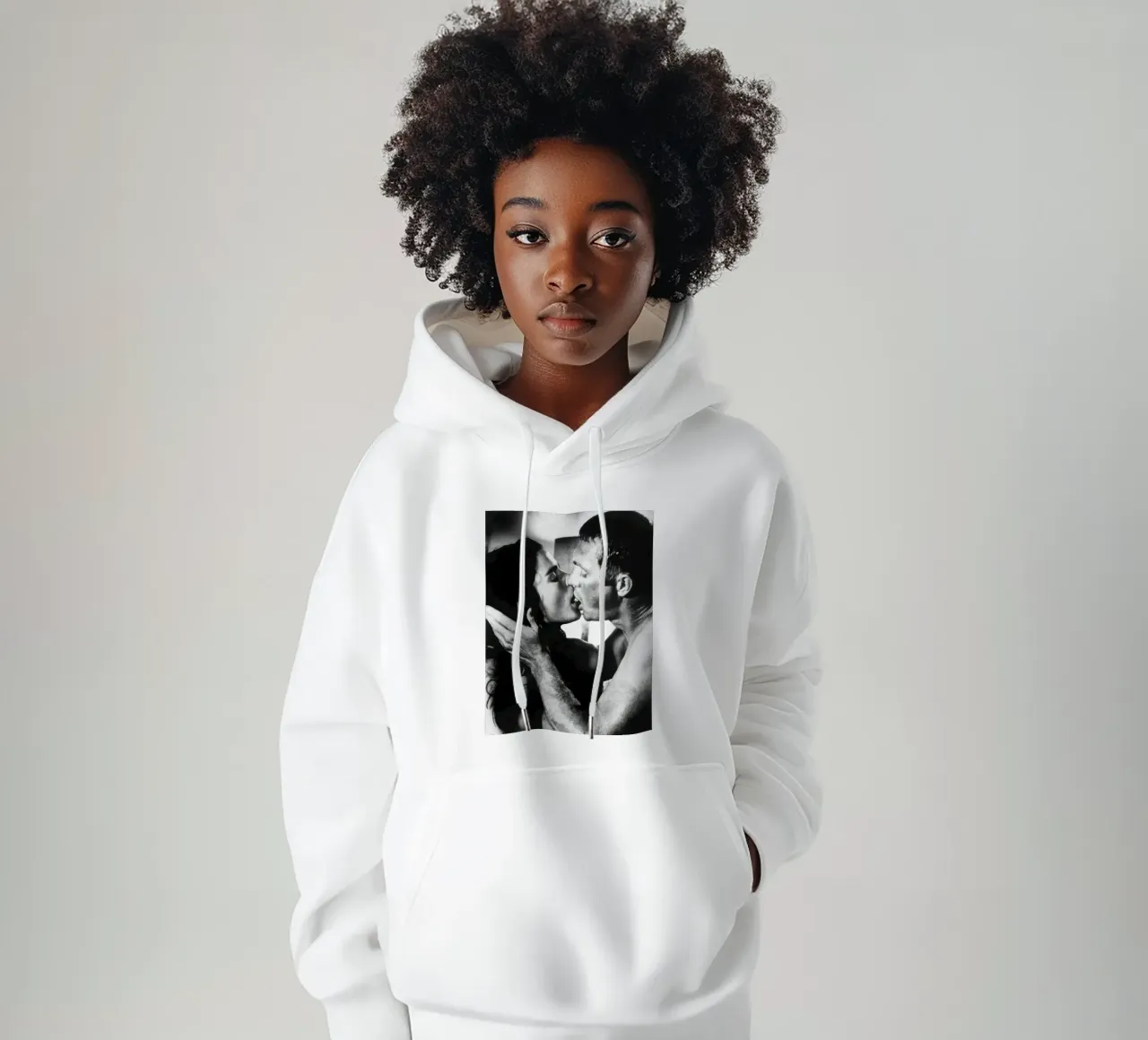 Steve McQueen & Ali MacGraw - Getaway (1972) felpa con cappuccio da jonatan bridge