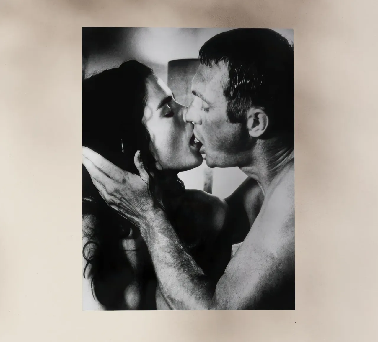 Steve McQueen & Ali MacGraw - Getaway (1972) pellicola backlit da jonatan bridge