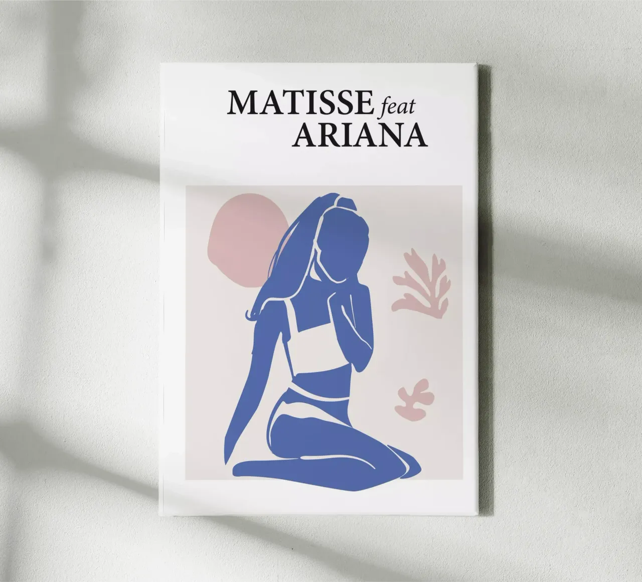 Matisse feat Ariana tela con Cornice a cassetta da Dikhotomy