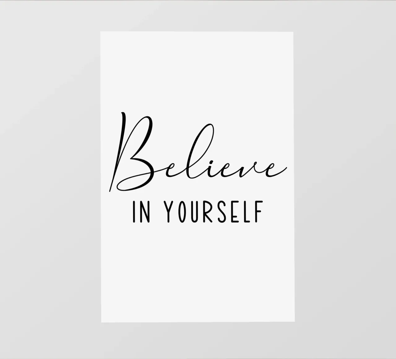 Credere in se stessi pellicola backlit da Shark Printables