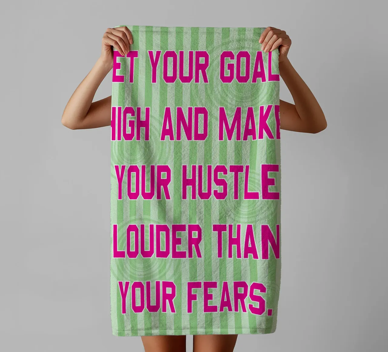 fixer un objectif élevé serviette de bain de kroocoot