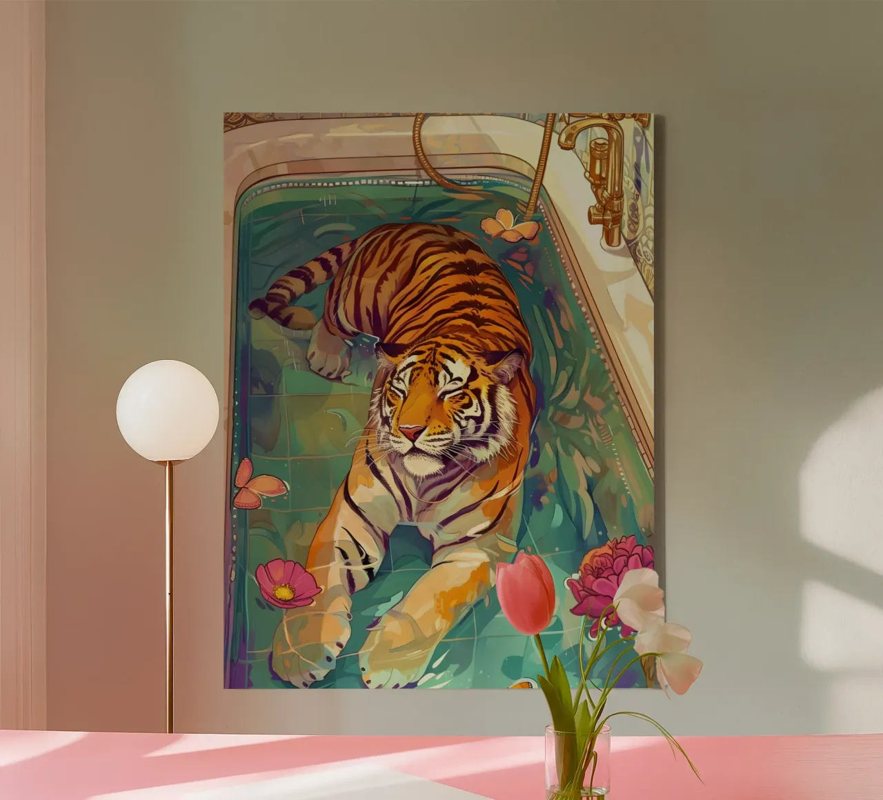 Bath Time canvas by The Look