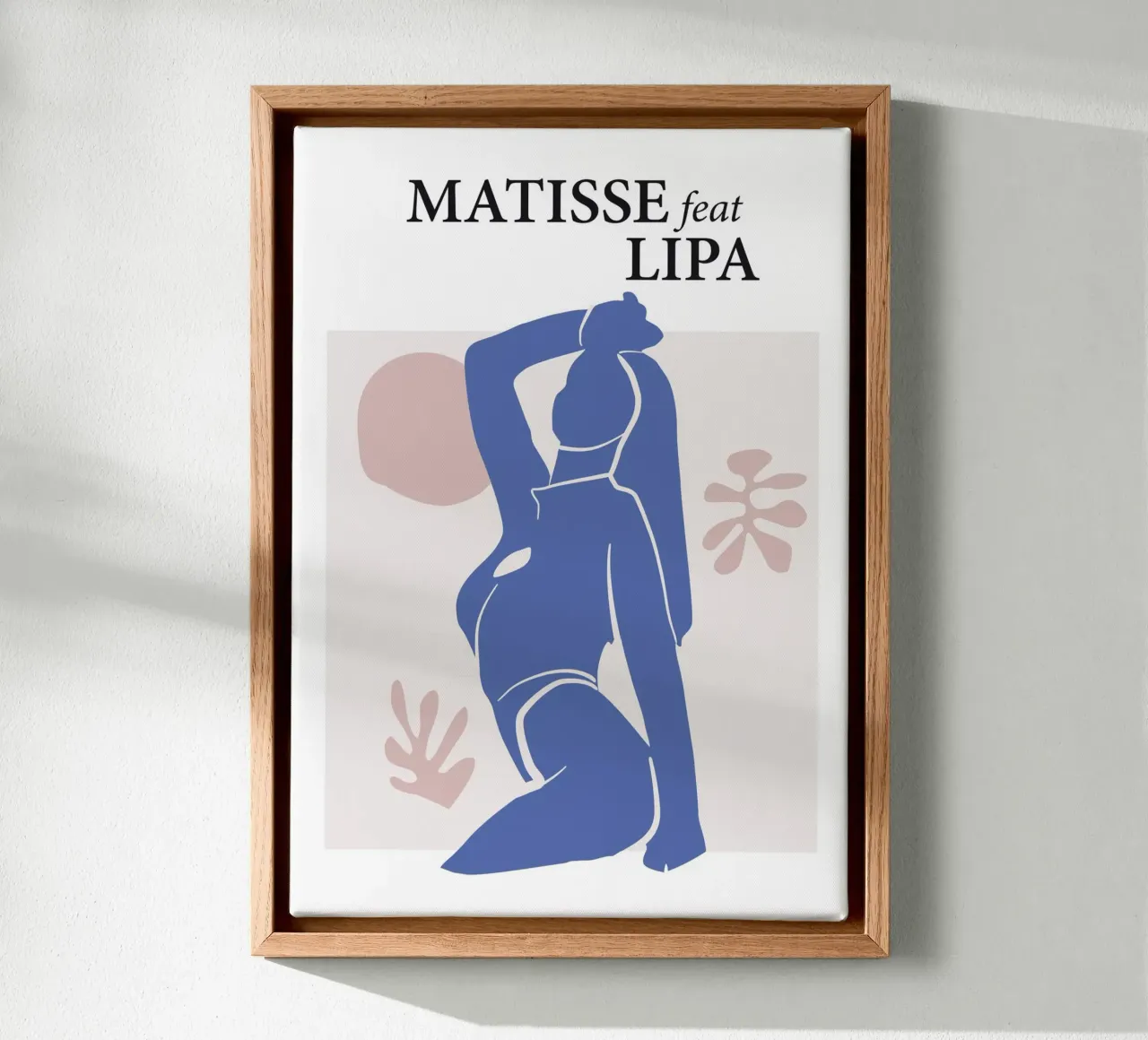 Matisse feat Lipa tela con Cornice a cassetta da Dikhotomy