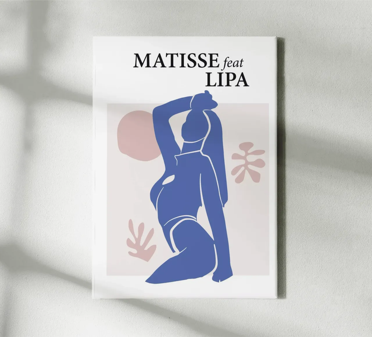 Matisse feat Lipa tela con Cornice a cassetta da Dikhotomy