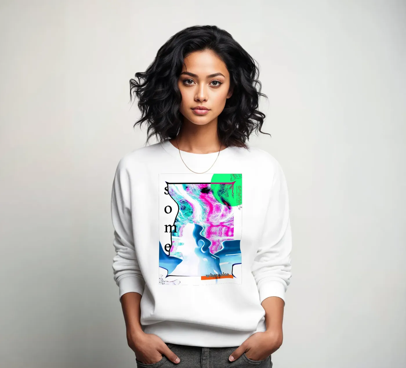 SOMEWHERE ELSE felpa da Re-bellare