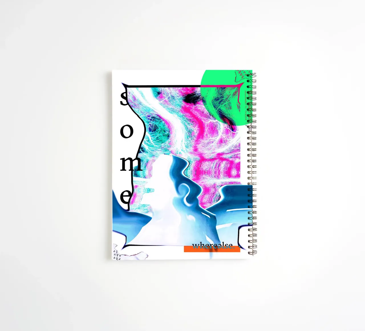 SOMEWHERE ELSE spiral notebook by Re-bellare