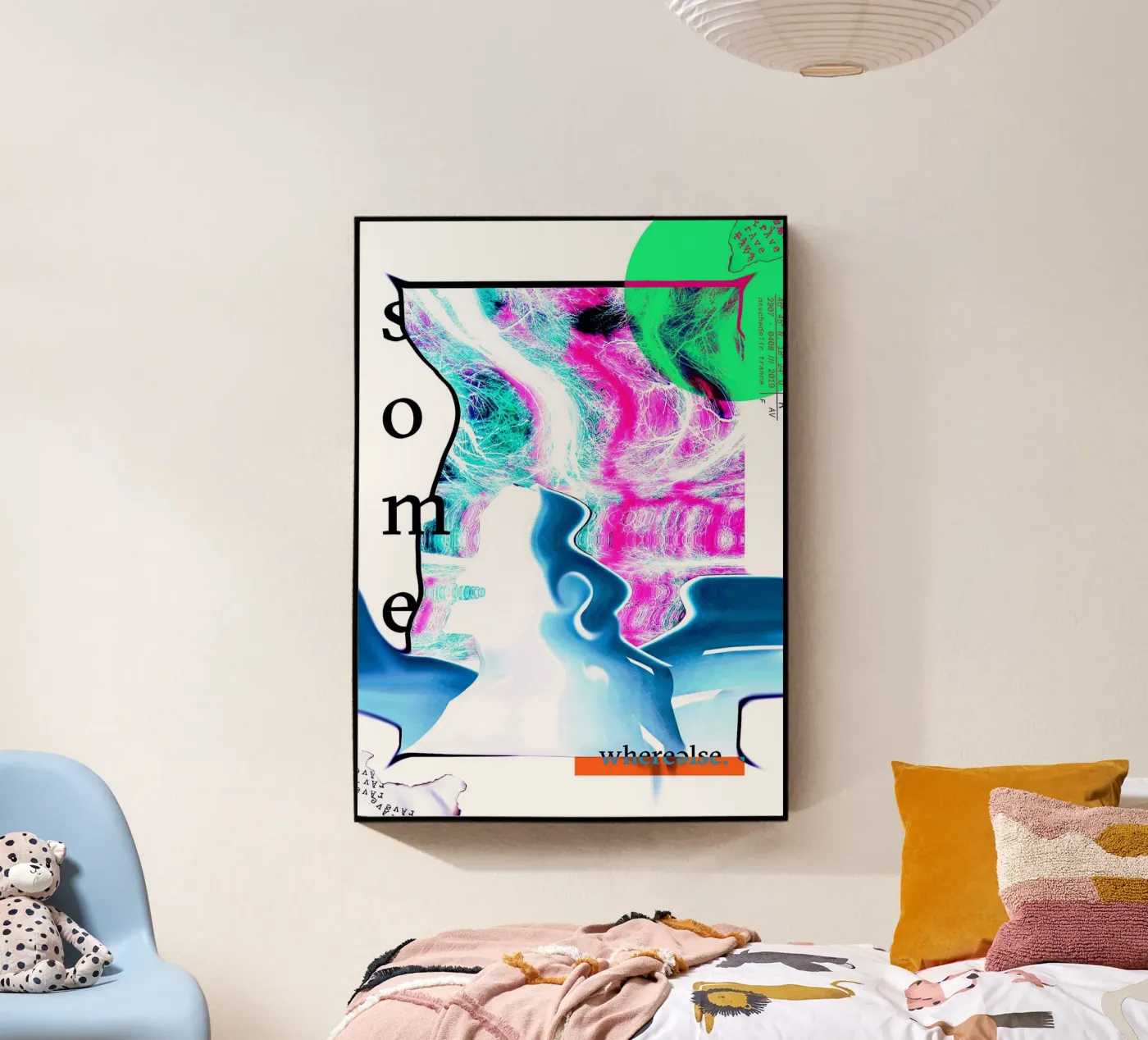 SOMEWHERE ELSE acryl van Re-bellare