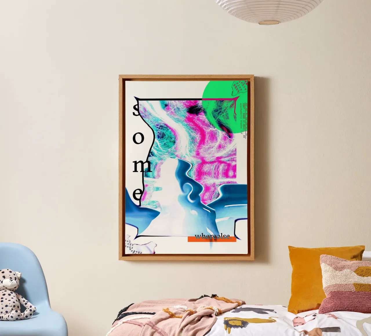 SOMEWHERE ELSE tela da Re-bellare