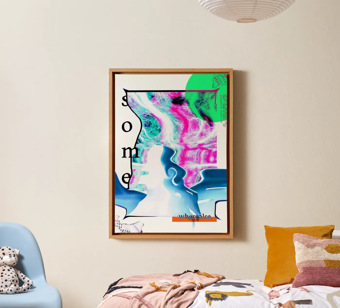 SOMEWHERE ELSE Leinwand von Re-bellare