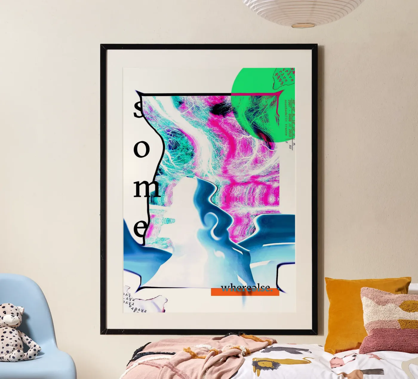 SOMEWHERE ELSE poster by Re-bellare