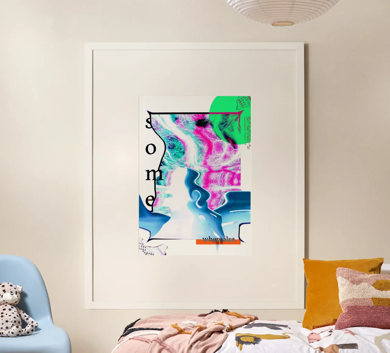 SOMEWHERE ELSE Poster von Re-bellare