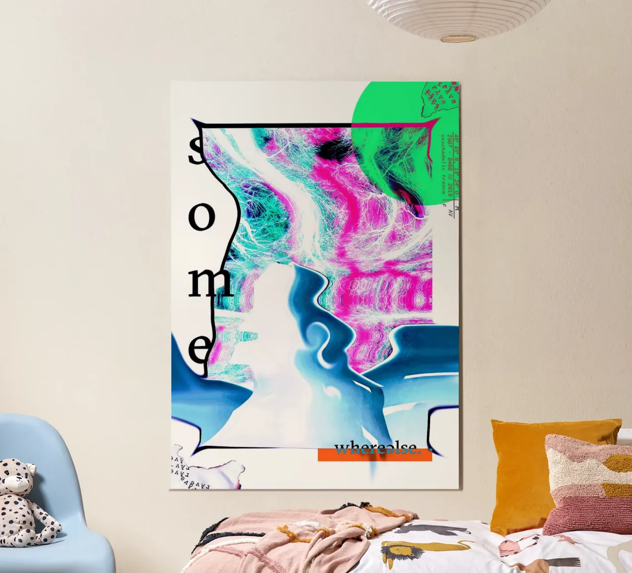 SOMEWHERE ELSE Poster von Re-bellare