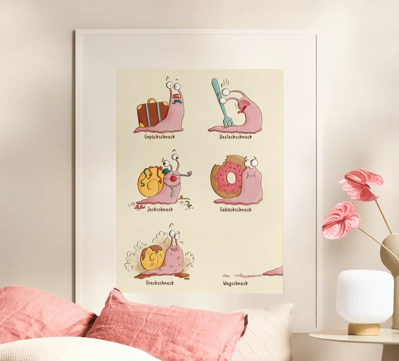 Schneckenarten poster da Sandy Thissen