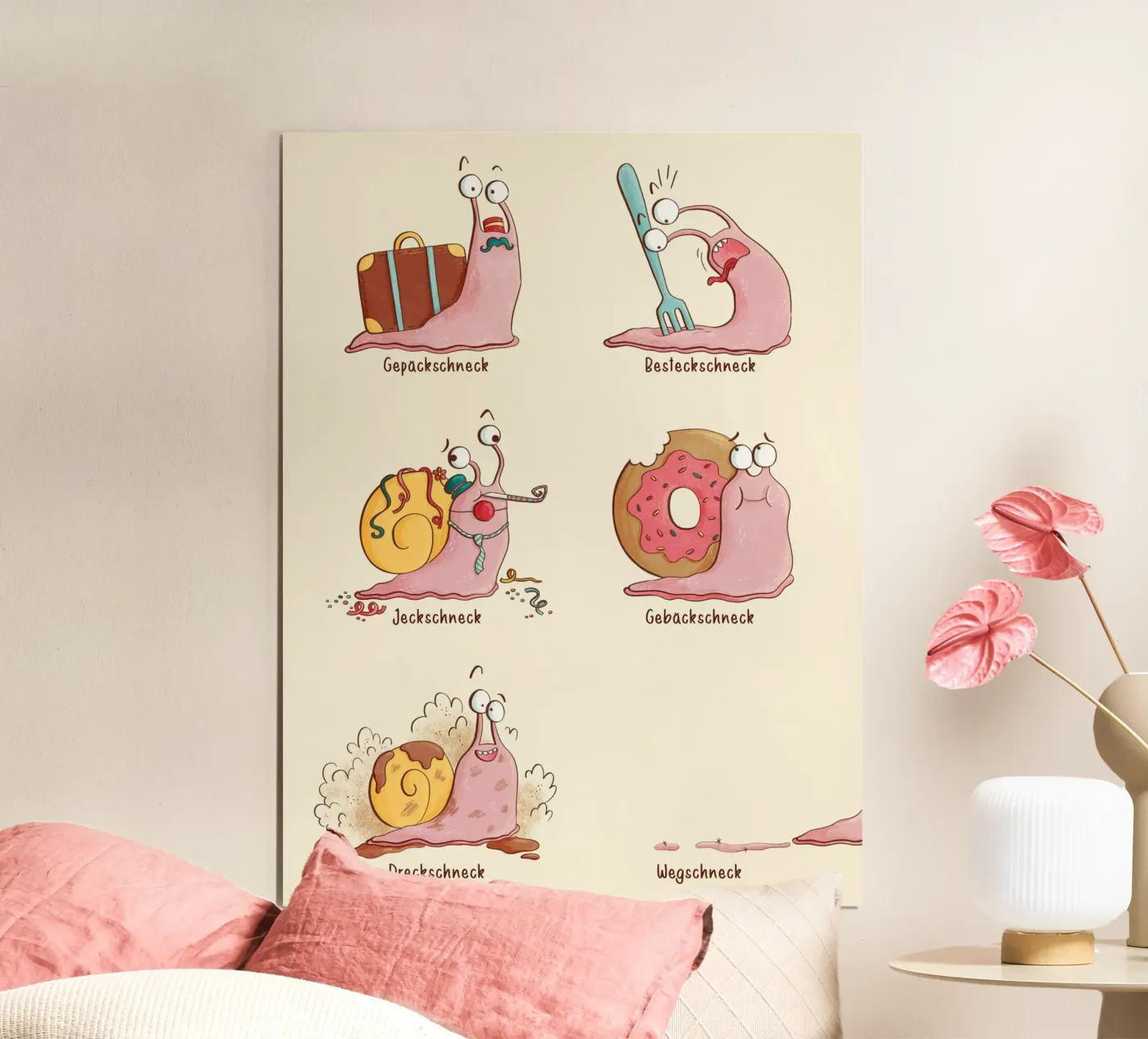 Schneckenarten poster da Sandy Thissen