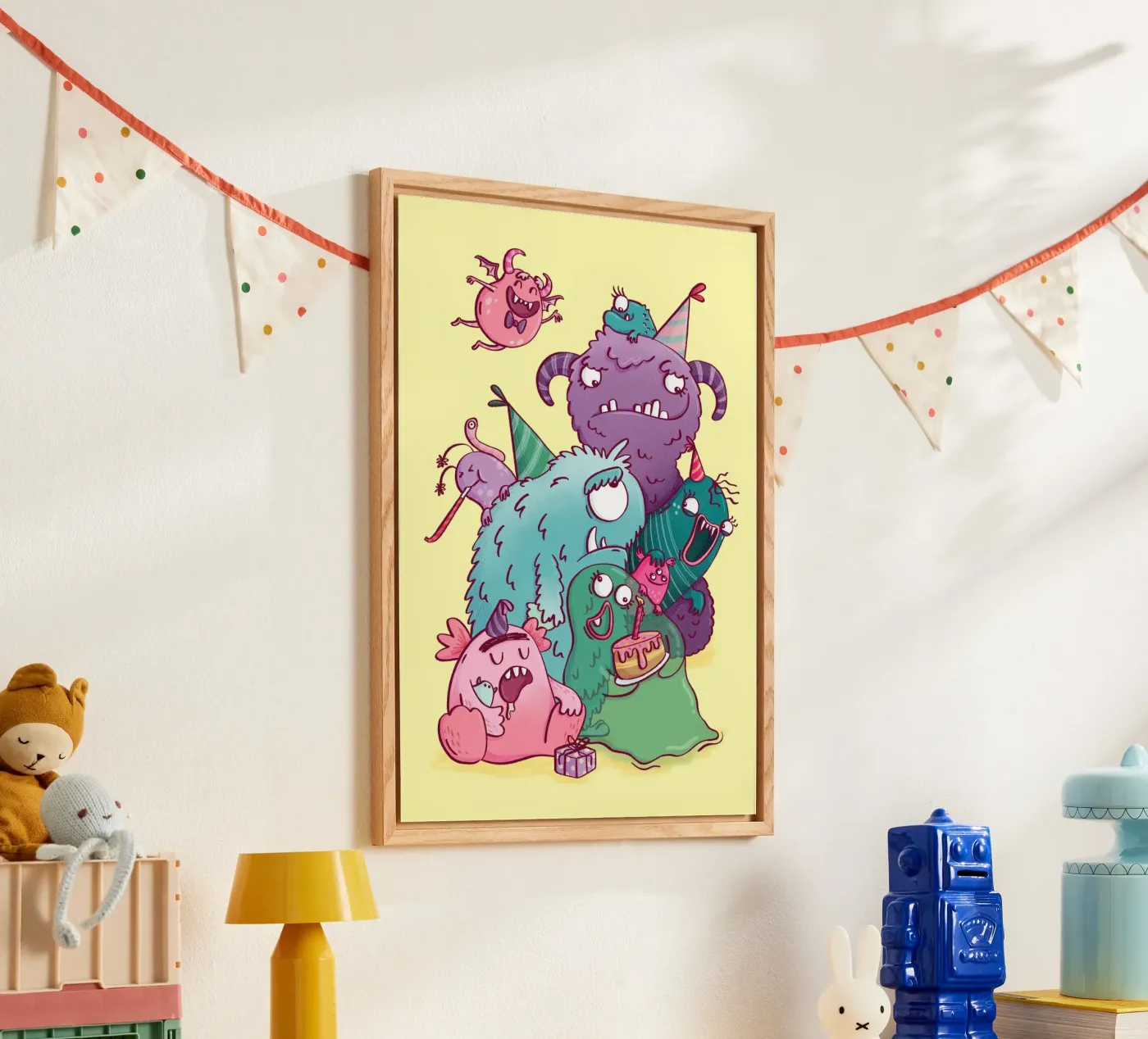 Monsterparty plexiglass da Sandy Thissen
