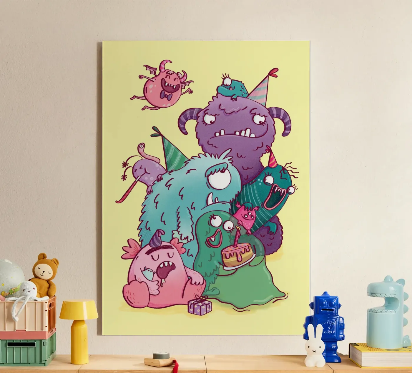 Monsterparty plexiglas de Sandy Thissen