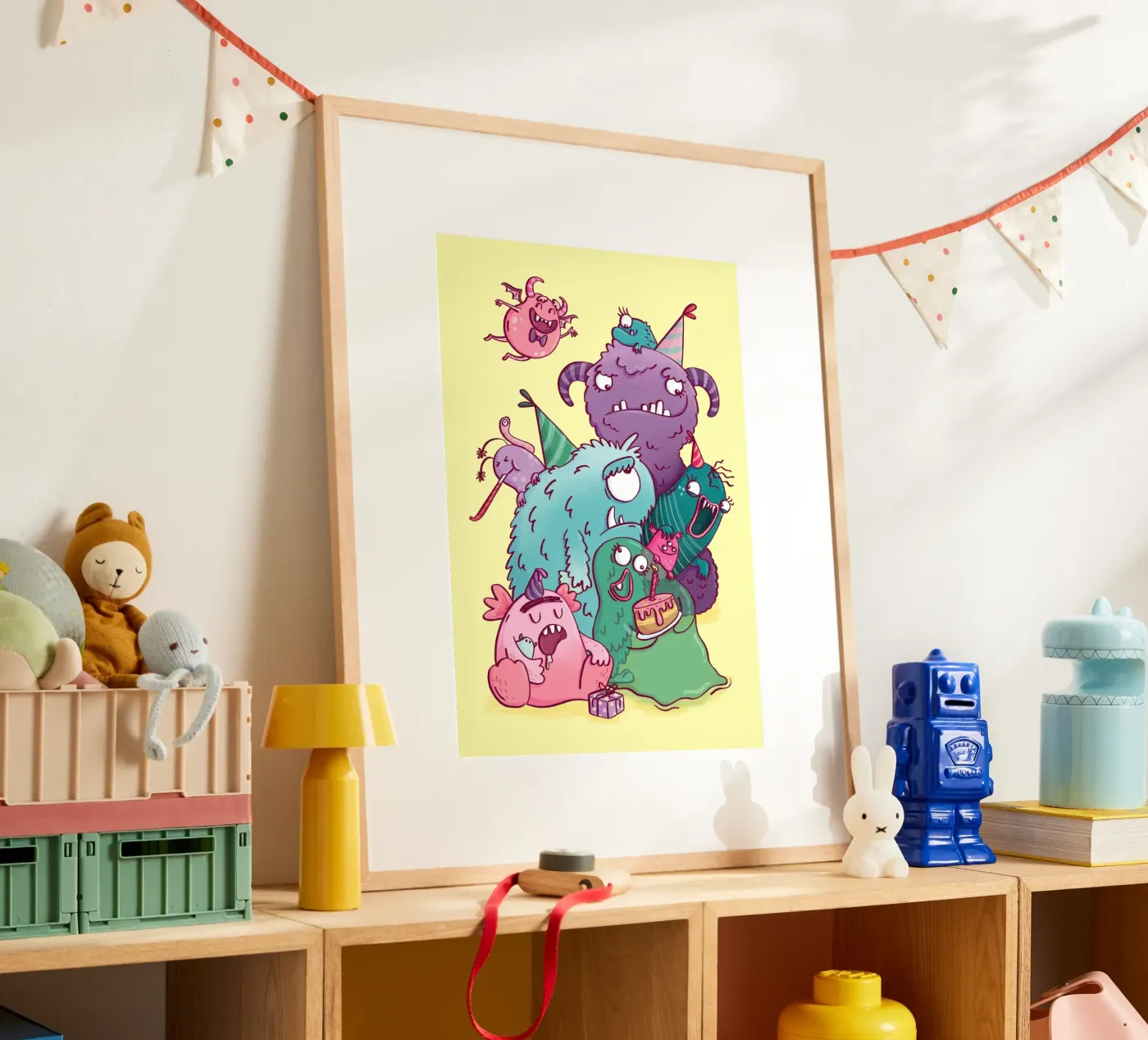 Monsterparty poster da Sandy Thissen