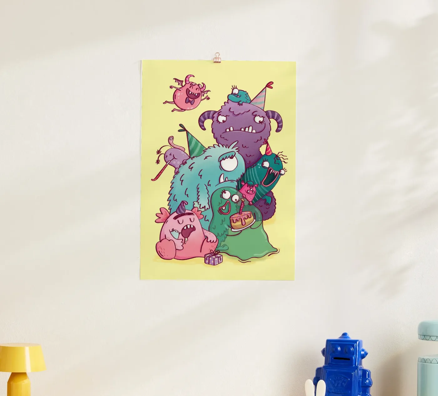 Monsterparty poster da Sandy Thissen