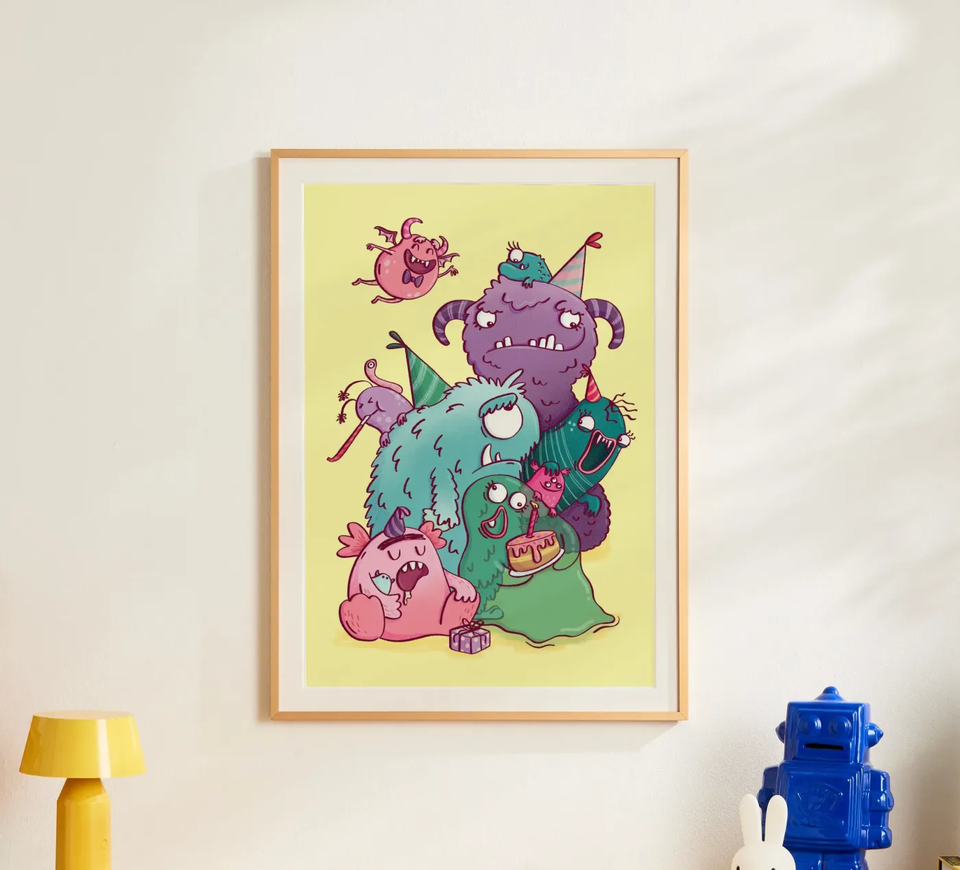 Monsterparty poster da Sandy Thissen