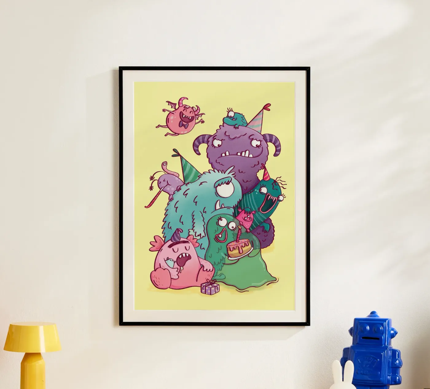 Monsterparty poster da Sandy Thissen