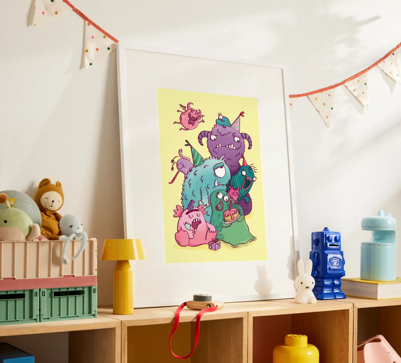 Monsterparty poster da Sandy Thissen
