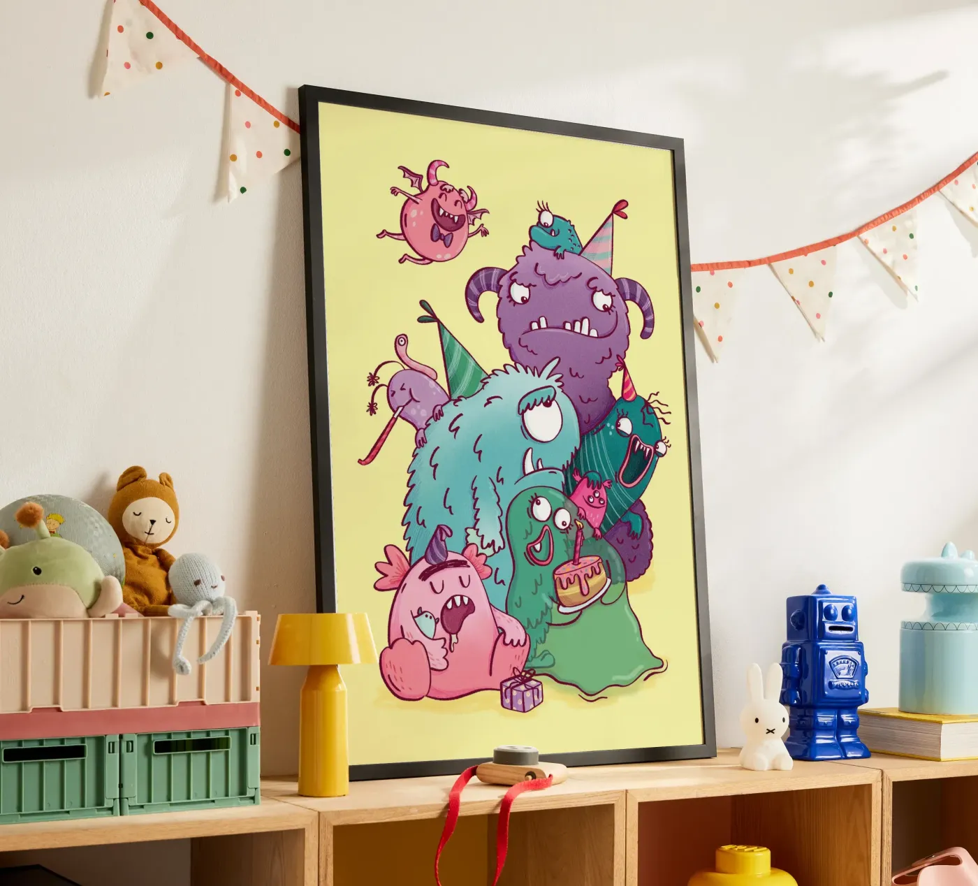 Monsterparty poster da Sandy Thissen