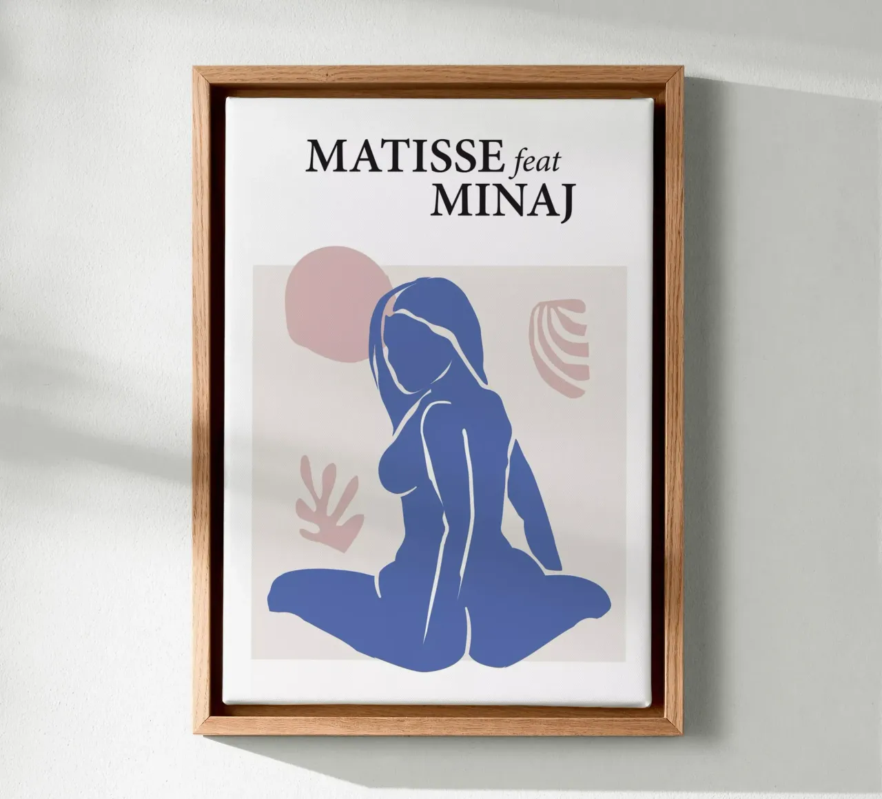 Matisse feat Minaj tela con Cornice a cassetta da Dikhotomy