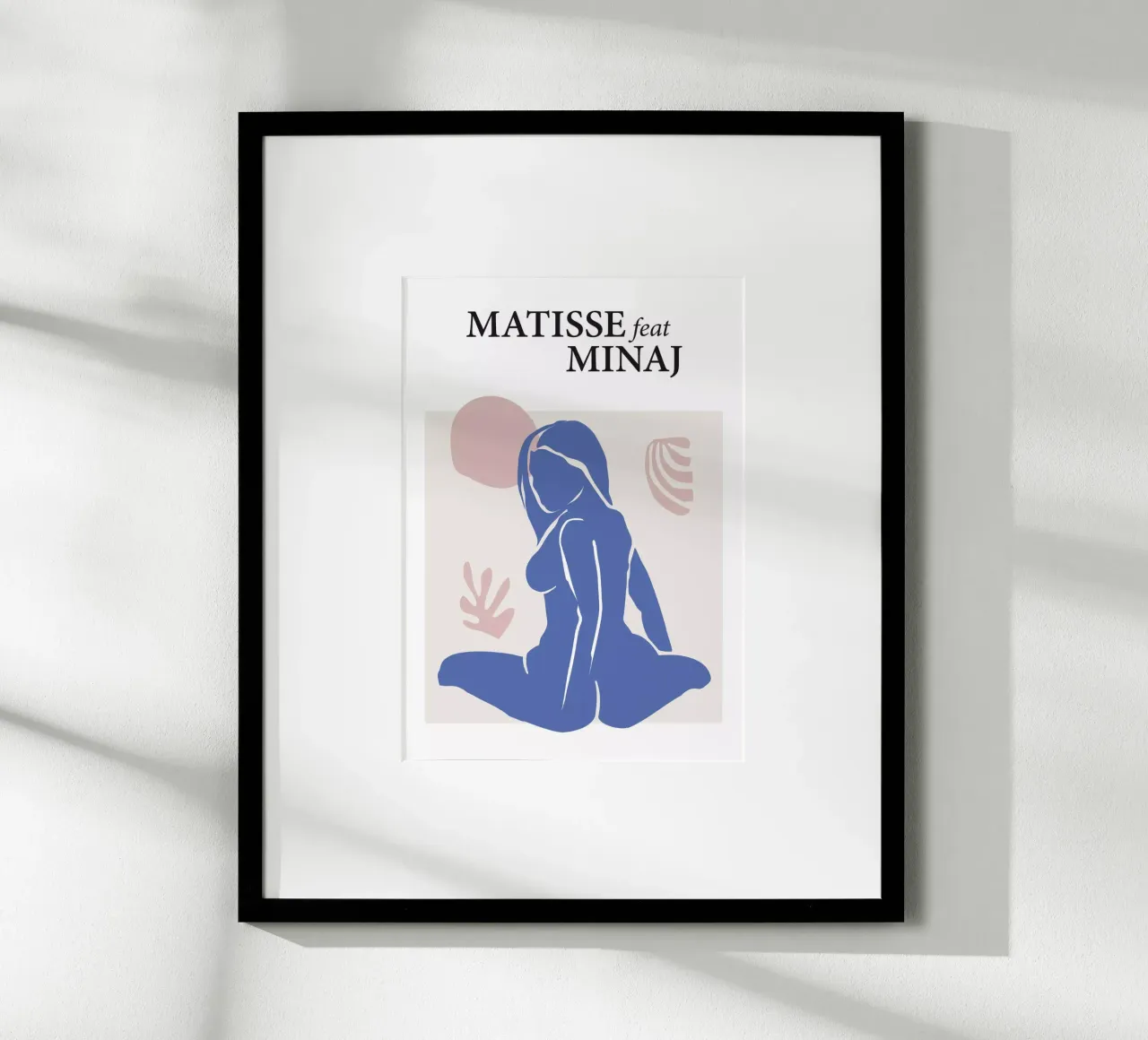 Matisse feat Minaj poster con telaio in plastica da Dikhotomy