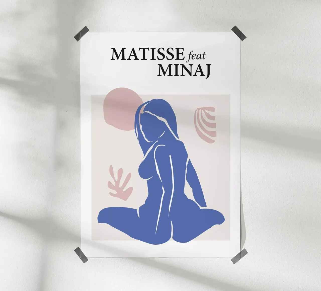 Matisse feat Minaj poster con telaio in plastica da Dikhotomy