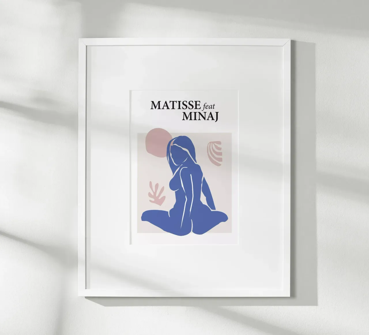 Matisse feat Minaj poster con telaio in plastica da Dikhotomy