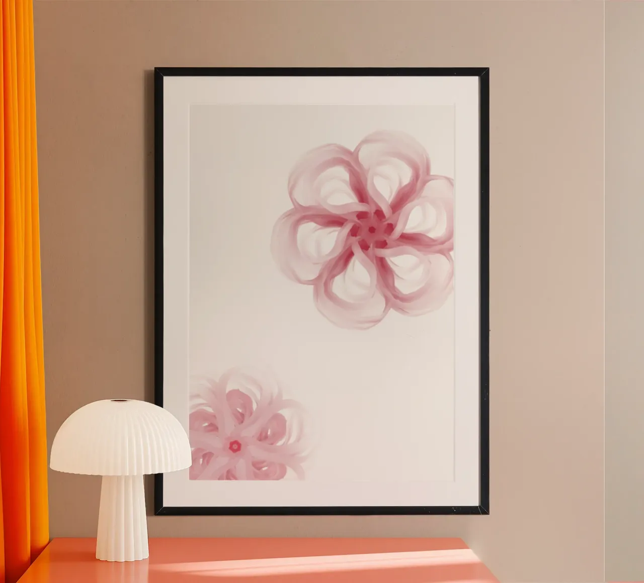 Soft flowers poster da Simplicity