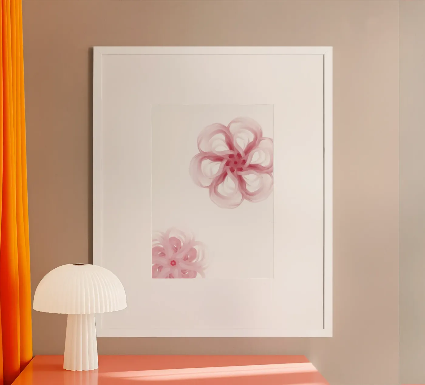 Soft flowers poster by Simplicity