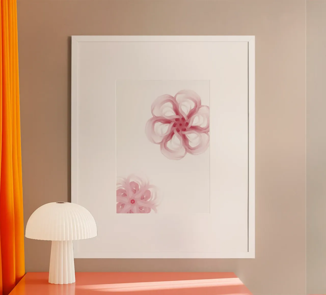 Soft flowers poster da Simplicity