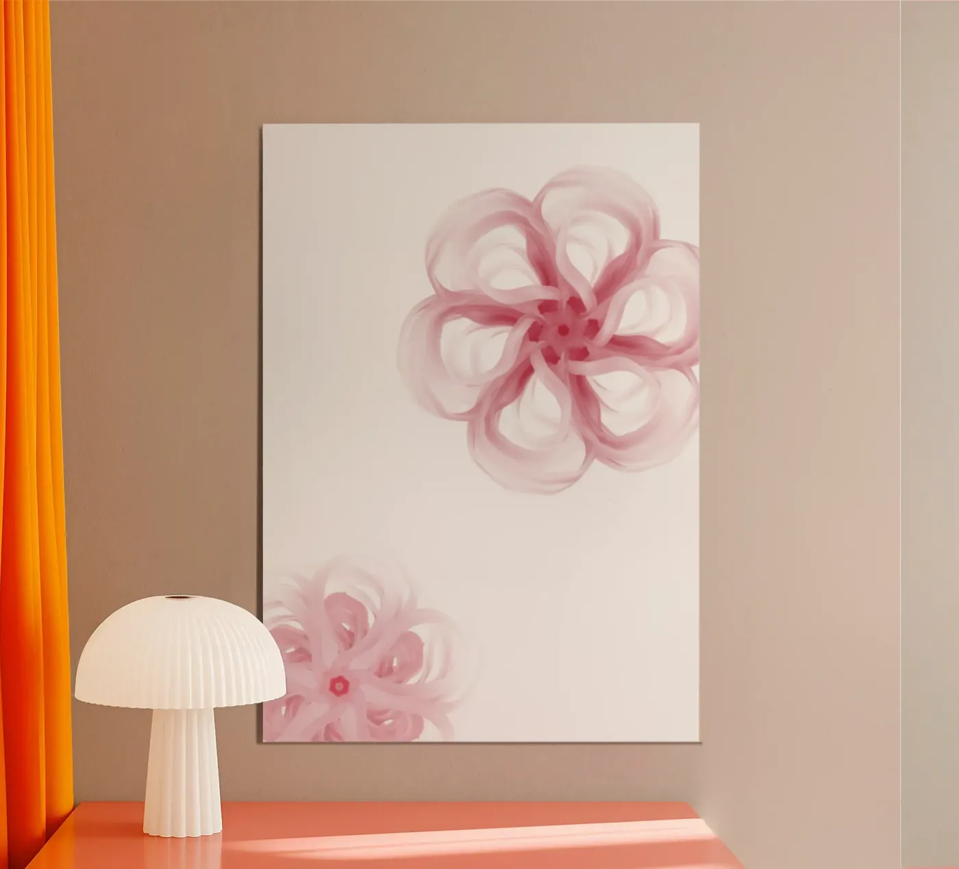 Soft flowers poster by Simplicity