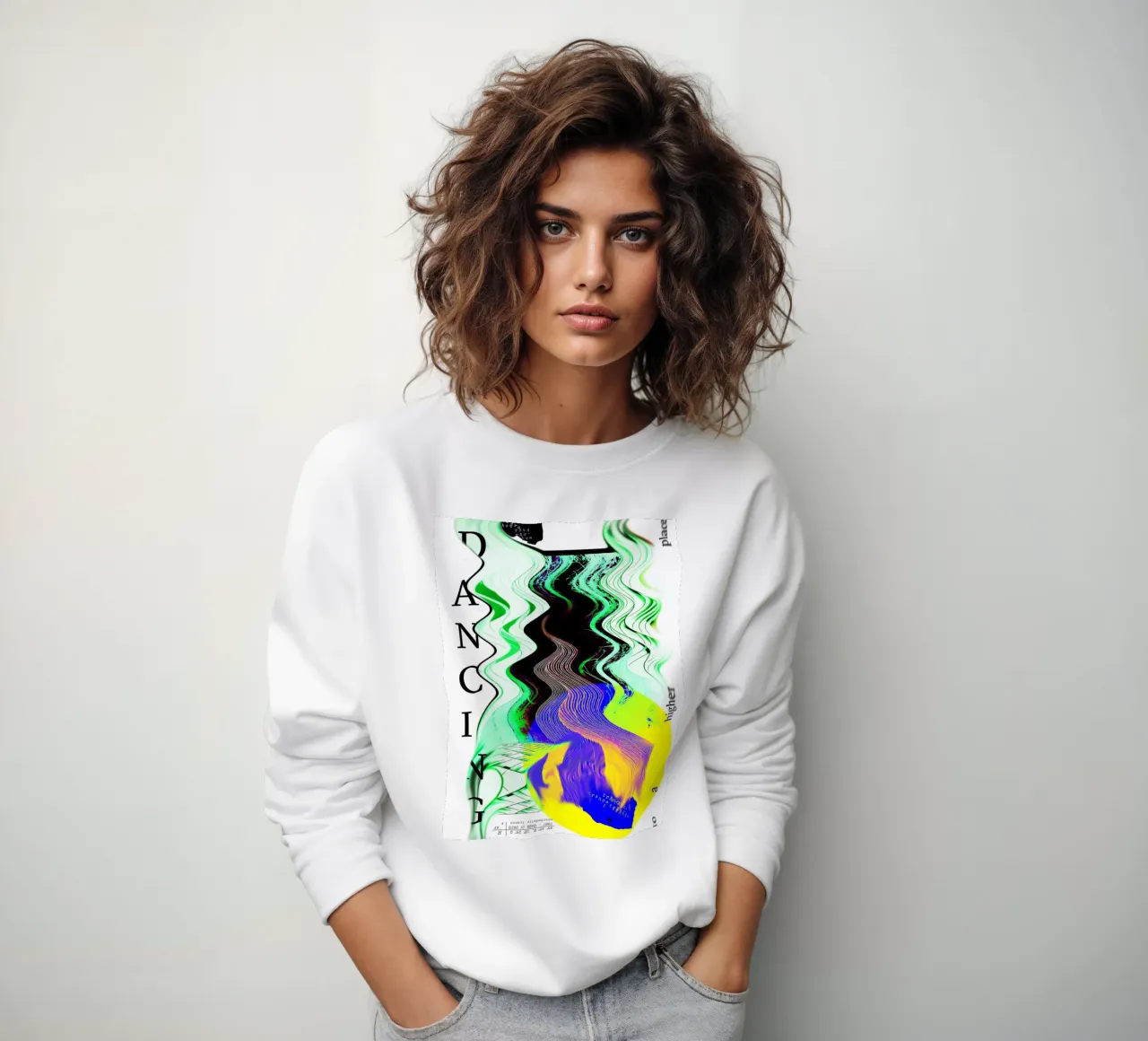 DANCING TO A HIGHER PLACE sweatshirt by Re-bellare