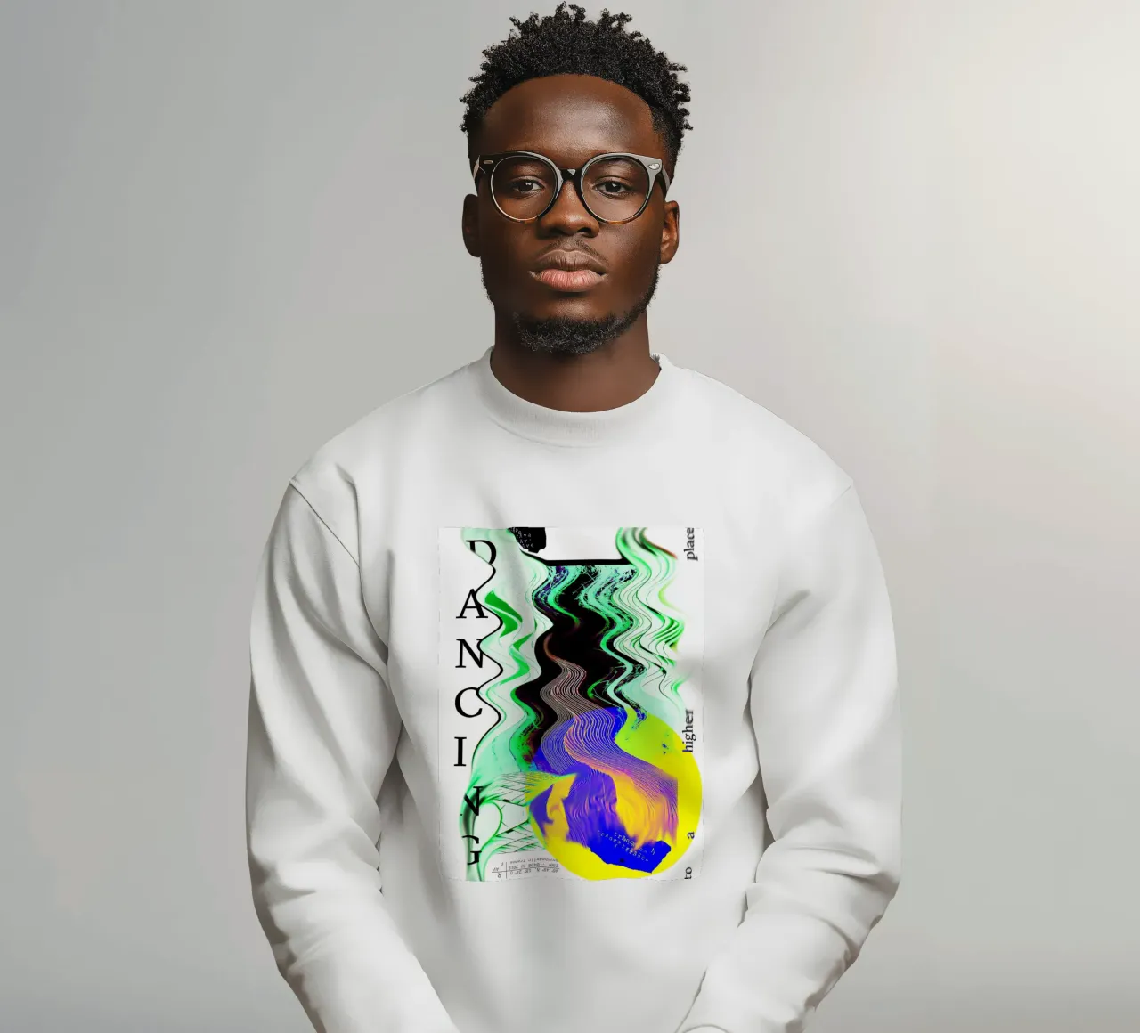 DANCING TO A HIGHER PLACE sweatshirt by Re-bellare