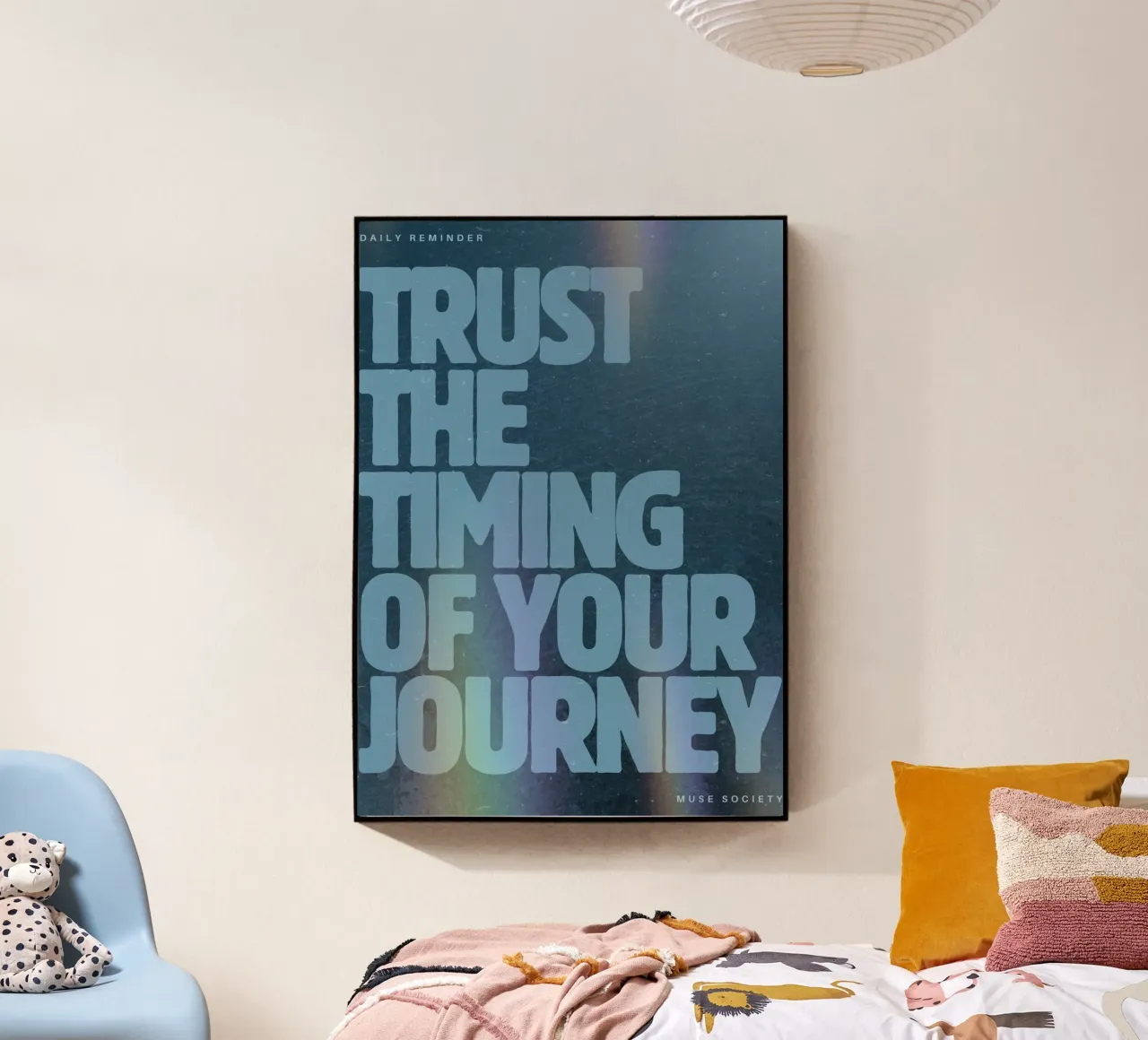 TRUST THE TIMING plexiglass da Muse Society Shop