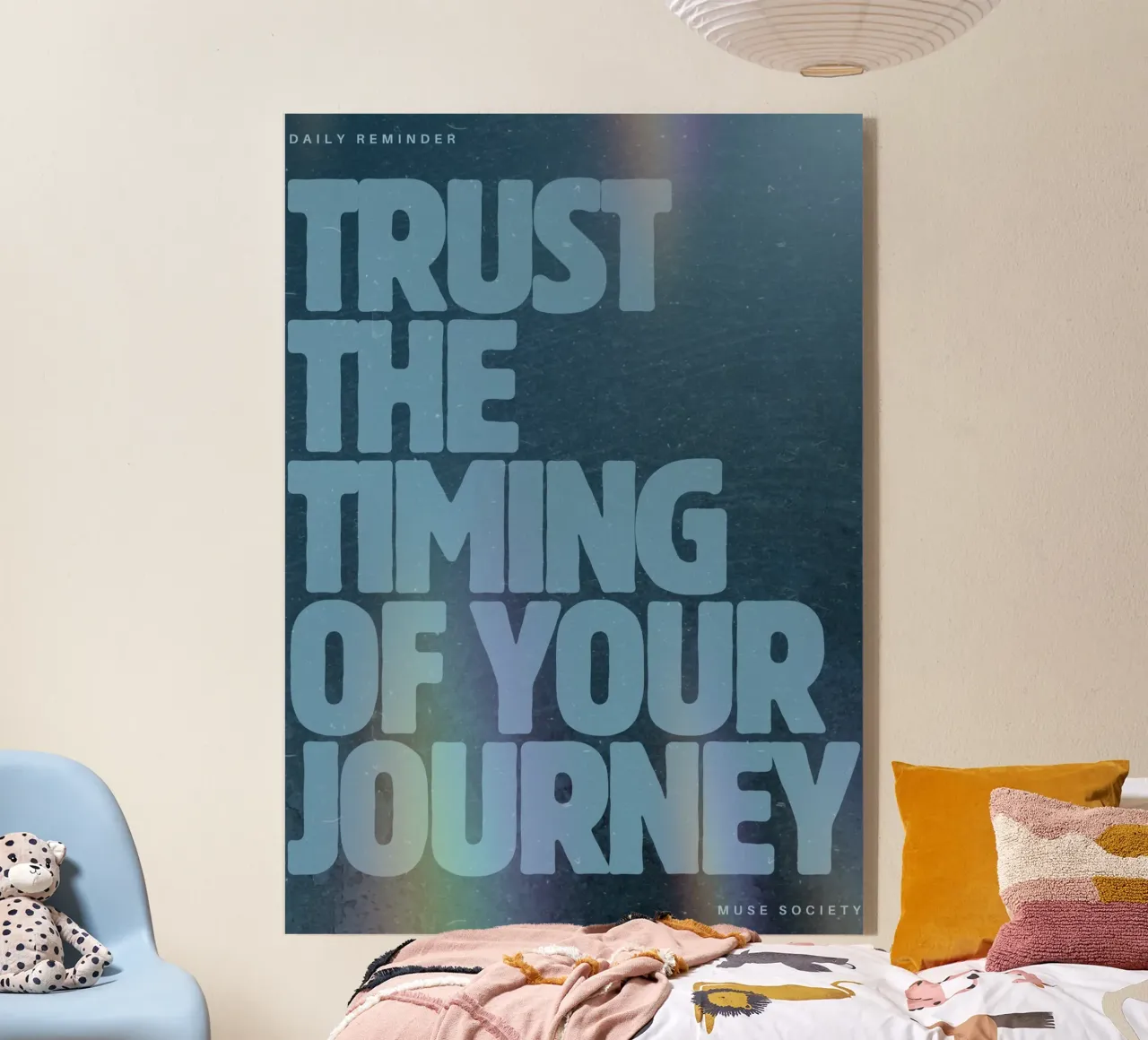 TRUST THE TIMING plexiglass da Muse Society Shop