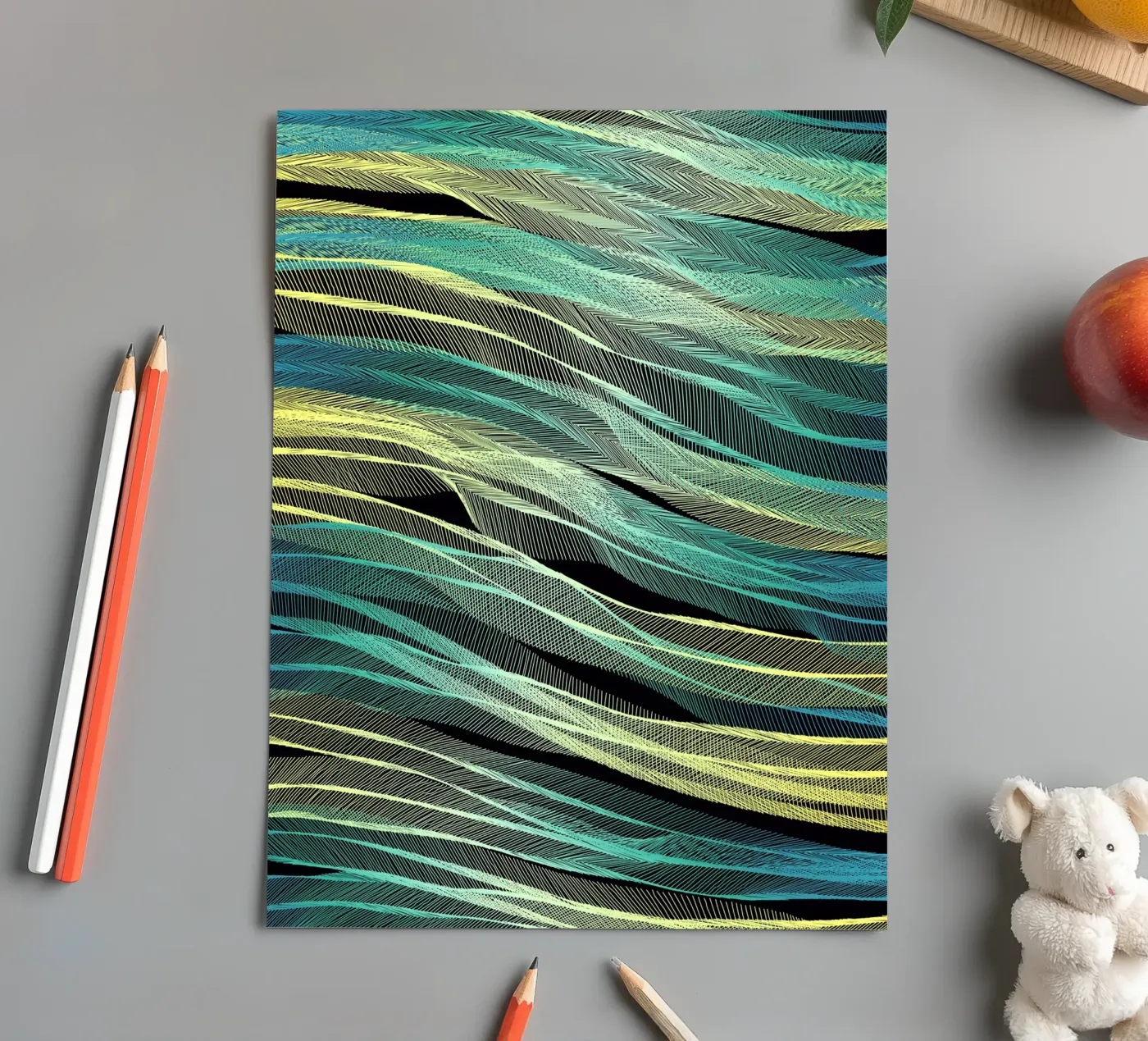 Currents foglio adesivo da Angelo Cerantola