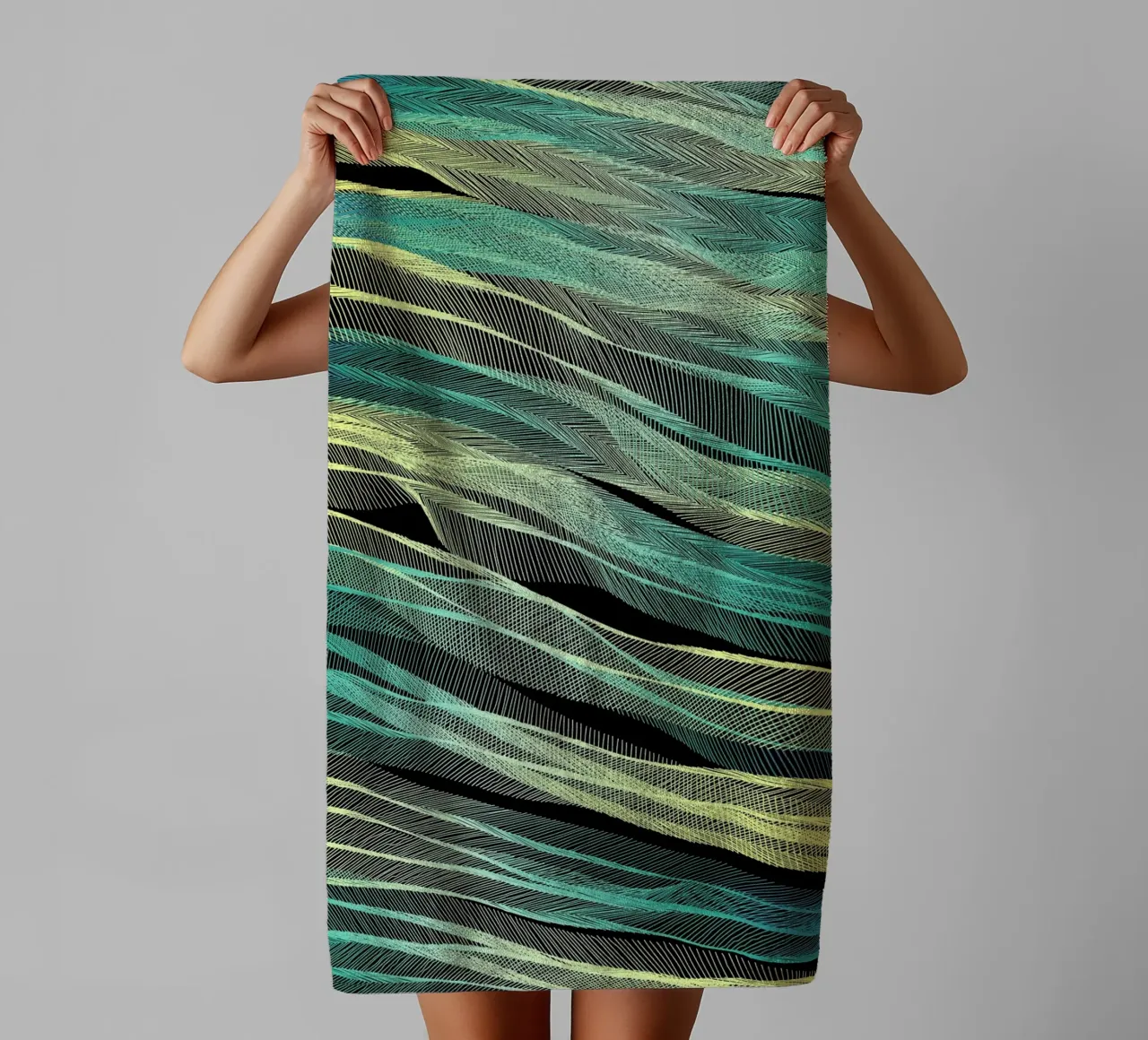 Currents Handtuch von Angelo Cerantola