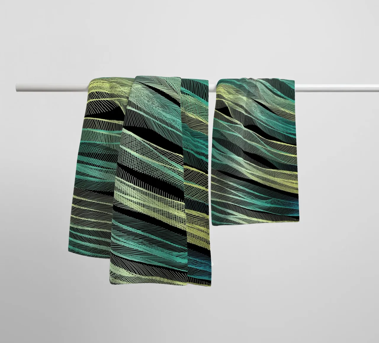 Currents Handtuch von Angelo Cerantola