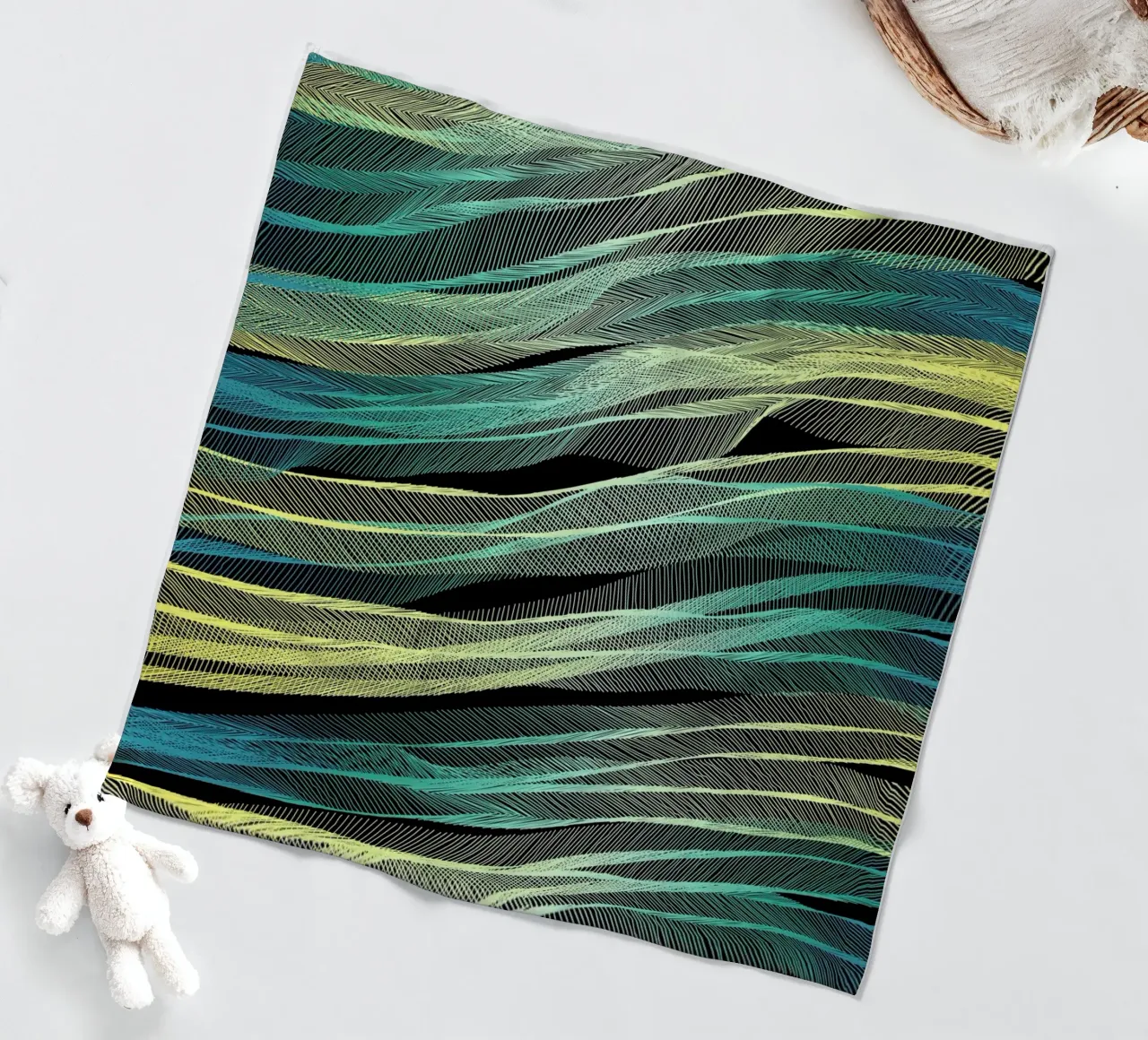 Currents fleecedeken van Angelo Cerantola