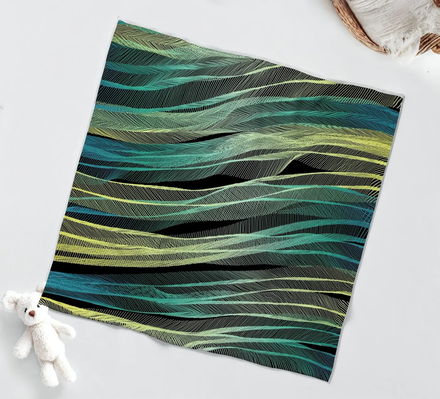 Currents fleecedeken van Angelo Cerantola